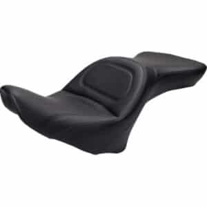 Seat - Explorer™ - Without Backrest - Stitched - Black - FLSTF '07-'17