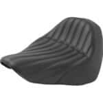 Knuckle Solo Seat - Ribbed - Black - FL/FX '18-'23