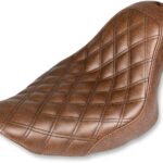 Renegade Solo Seat - Lattice Stitched - Brown - FL/FX '06-'17
