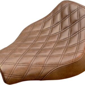 Renegade Solo Seat - Lattice Stitched - Brown - FX '18-'20