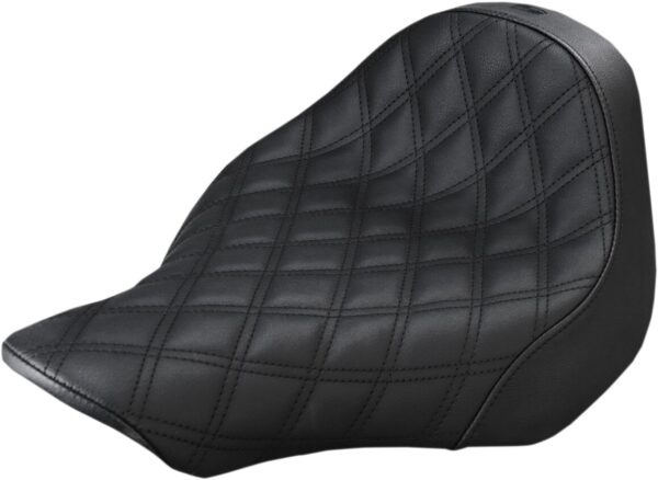 Renegade Solo Seat - Lattice Stitched - Black - FXSB '13-'17