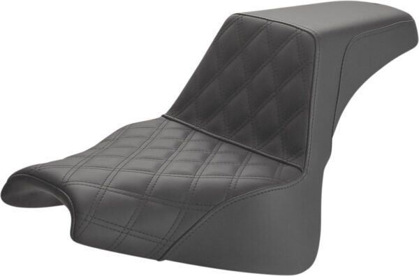 Step-Up Seat - Front Lattice Stitch - Black - FXFB