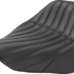 Knuckle Solo Seat - Ribbed - Black - FL/FX '18-'23
