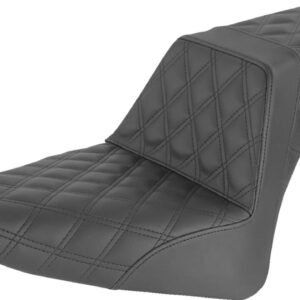 Step-Up Seat - Full Lattice Stitch - Black - FLS
