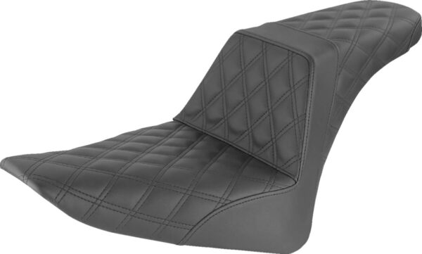 Step-Up Seat - Full Lattice Stitch - Black - FLS
