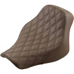 Renegade Solo Seat - Lattice Stitched - Brown - FL '18-'20