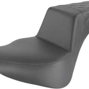 Step-Up Seat - Rear Lattice Stitch - Black
