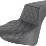Step-Up Seat - Full Lattice Stitch - Black
