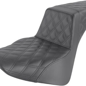 Step-Up Seat - Full Lattice Stitch - Black