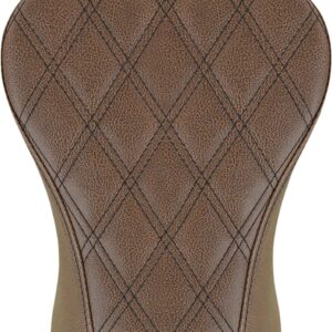 Renegade Pillion Pad - Touring - Lattice Stitched - Brown - FLSB/FXLR '18-'23