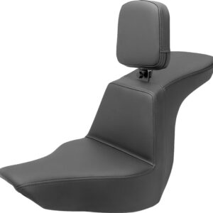 Tour Step-Up Seat - Rider Backrest - Plain - FLSB/FXLR '18-'23