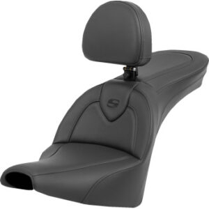 Roadsofa™ Seat - with Backrest - Black/Black Stitching - FXBB/FXST '18-'23