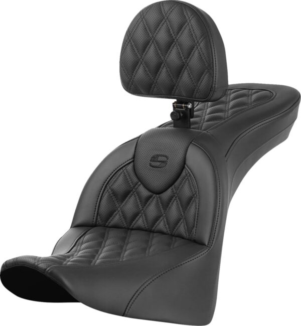 Roadsofa™ seat - with backrest - lattice stitch