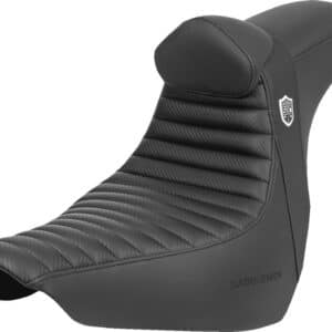 Pro Series SDC Performance Seat - w/ Backrest - Tuck-n-Roll/Carbon Fiber - Gripper - FLSB/FX '18-'24