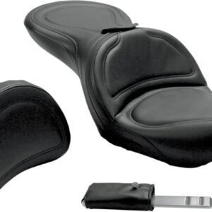 Seat - Explorer™ - With Backrest - Stitched - Black - FXD '04-'05