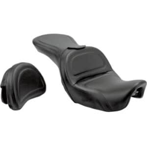 Seat - Explorer™ - With Backrest - Stitched - Black - Dyna