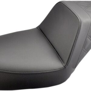 Step-Up Seat - Rear Lattice Stitched - Black - FXD