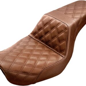 Step-Up Seat - Full Lattice Stitch - Brown - Dyna