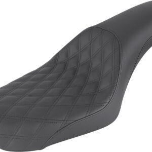 Profiler Seat - Front Lattice/Rear Smooth - Black - FXDWG '04-'05