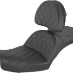 Explorer Seat - Lattice Stitched - Backrest - Dyna '96-'03