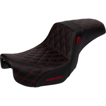 Pro series sdc performance seat - carbon fiber/lumbar gripper - red stitch - dyna '06-'17 1 Pro series sdc performance seat - carbon fiber/lumbar gripper - red stitch - dyna '06-'17