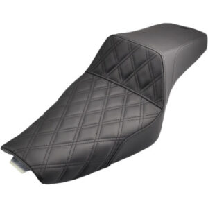 Step-Up Seat - Front Lattice Stitch - Black - XL