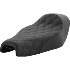 Renegade Solo Seat - Lattice Stitched - Black - XL '04-'20