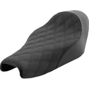 Renegade Solo Seat - Lattice Stitched - Black - XL '04-'20