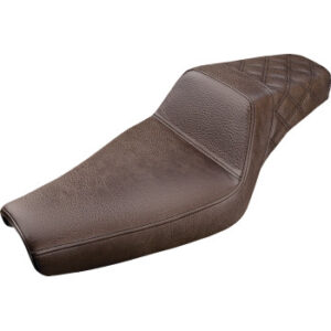 Step-Up Seat - Rear Lattice Stitch - Brown - XL