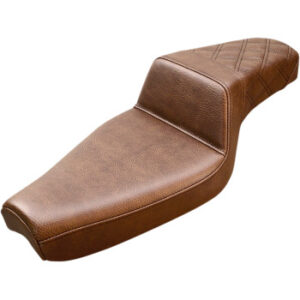 Step-Up Seat - Rear Lattice Stitch - Brown - XL