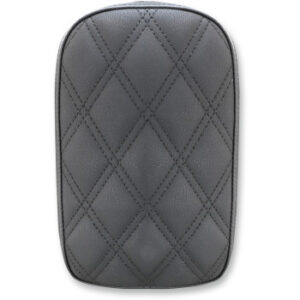 Detachable Pillion Pad - Lattice Stitched - Black