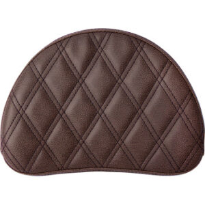 Sissy Bar Pad - Lattice Stitched - Brown