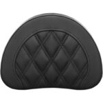 Sissy Bar Pad - Lattice Stitched - Black