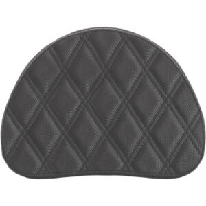 Sissy Bar Pad - Lattice Stitched - Black