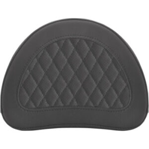 Sissy Bar Pad - Lattice Stitched - Black