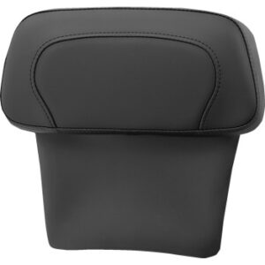 Chopped Tour Pak Backrest Pad - RoadSofa™ - Black w/ Black Stitch - FLT/FLH '14-'23