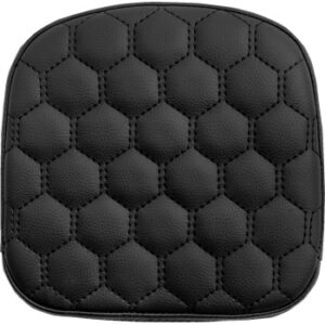 Sissy Bar Pad - Honeycomb - Black Stitching