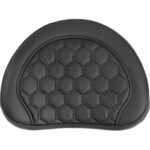 RoadSofa™ Sissy Bar Pad - Honeycomb - Black Stitching