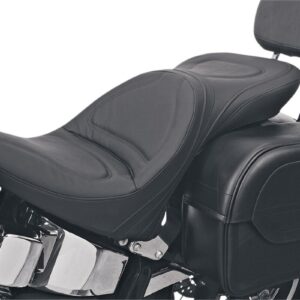 Seat - Explorer™ - Without Backrest - Stitched - Black - Softail