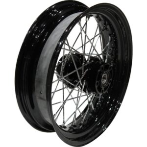 OEM Style 40-Spoke Wheels Black 21" 2