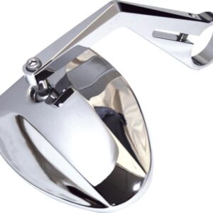 Ferrara 2 Bar End Mirror 115 mm stem Chrome