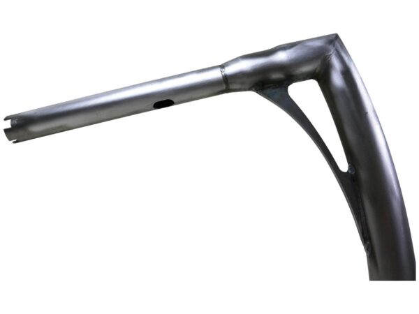 280 Medium Flow Bar Super Fat Handlebar for M8 Softail with 1 1/4" Clamp Diameter 3-Hole Raw 1