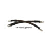 Pro-flex battery cable 9" long black