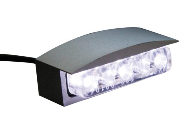 Mini LED License Plate Light Silver