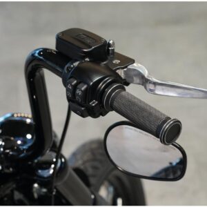 SP-S Grips Black Cut Anodized 1" Throttle Cables