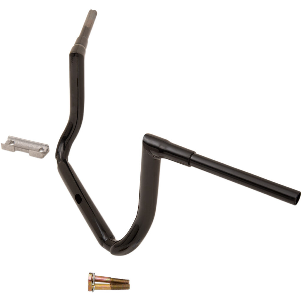 1-1/2" Grande Twin Peaks Touring Handlebar (12") black or chrome Fits: >  14‐20 FLHT/​FLHX & FLHTCUTG