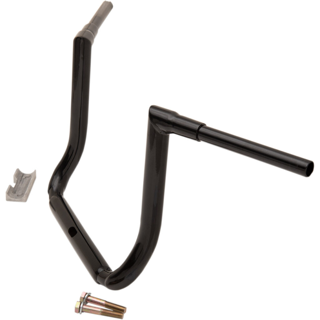 1-1/2" Grande Twin Peaks Touring Handlebar (14") black or chrome Fits: >  14‐20 FLHT/​FLHX & FLHTCUTG