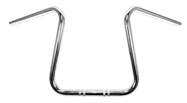 1" handlebars 13. 5" (34cm) rise organic black or chrome fits: > 1 inch handlebar clamps