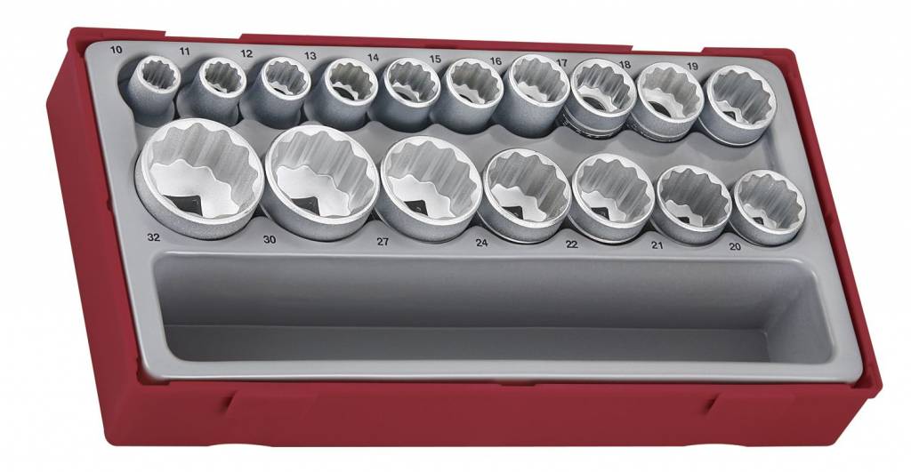 12 Point Socket Set Fits: > Universal