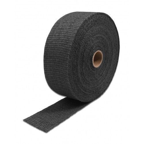 2" black 50ft exhaust header fiberglass heat wrap tape 1 2" black 50ft exhaust header fiberglass heat wrap tape